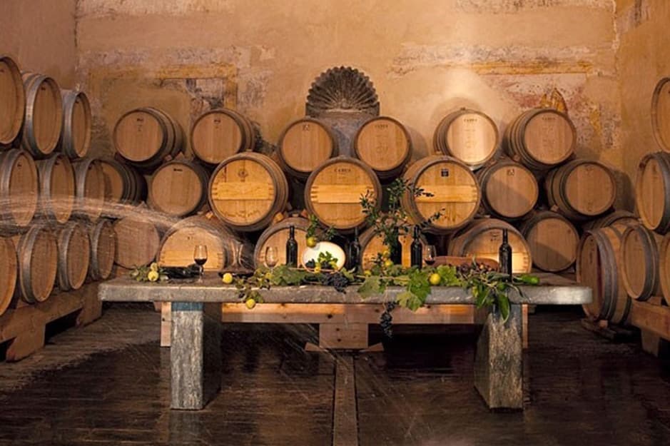 Barrel room in a Ronda winery, part of a premium Marbella wine tasting experience